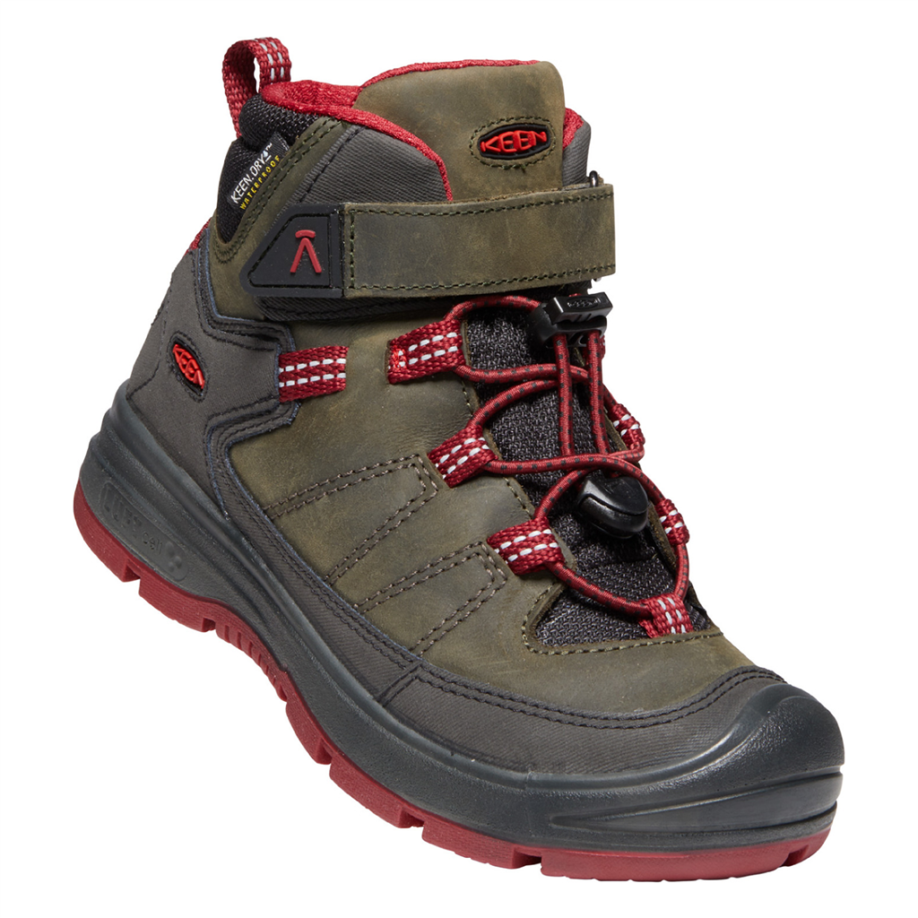 KEEN C Redwood Mid WP Wander-/Trekkingschuhe halbhoch in GRAU