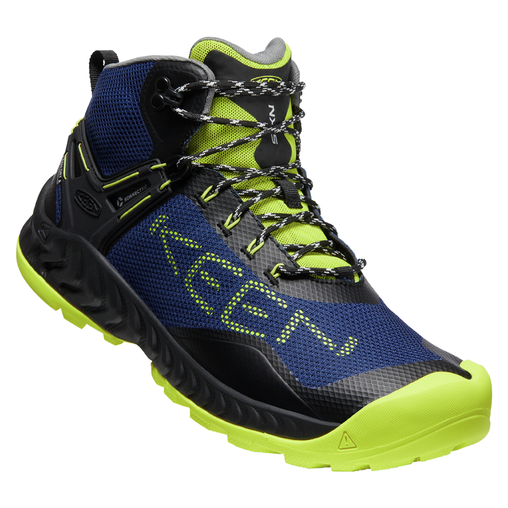 KEEN M Nxis Evo Mid WP Wander-/Trekkingschuhe halbhoch in SCHWARZ