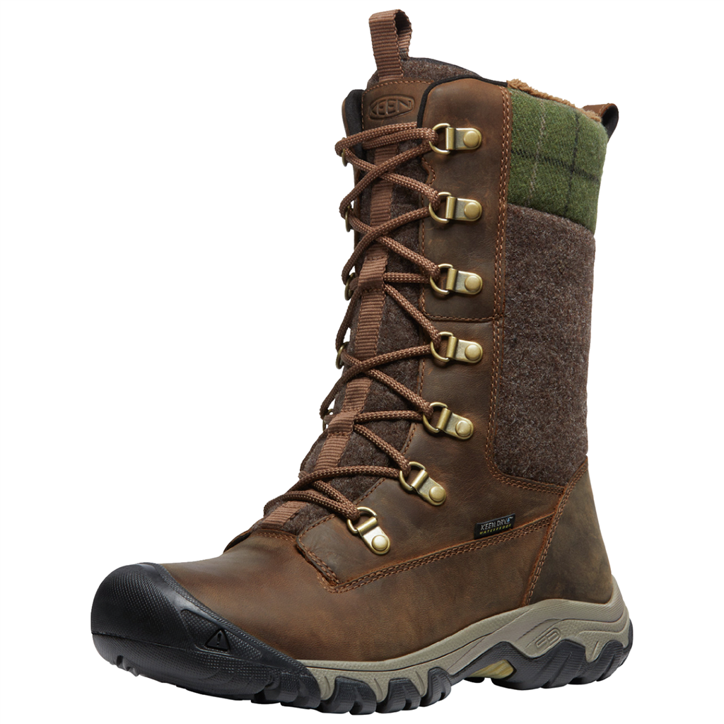 KEEN W Greta Tall Boot WP Winterschuhe in BRAUN