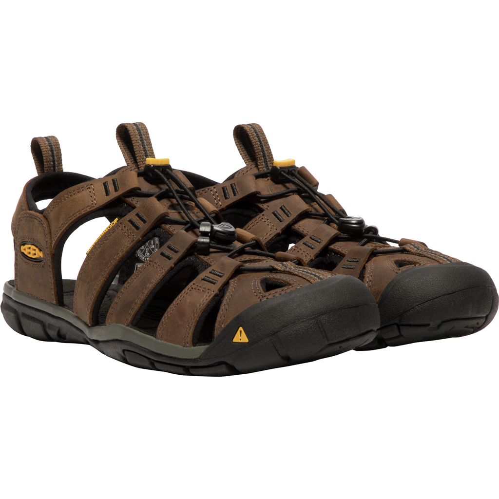 KEEN M Clearwater CNX Leather Trekkingsandalen in BRAUN