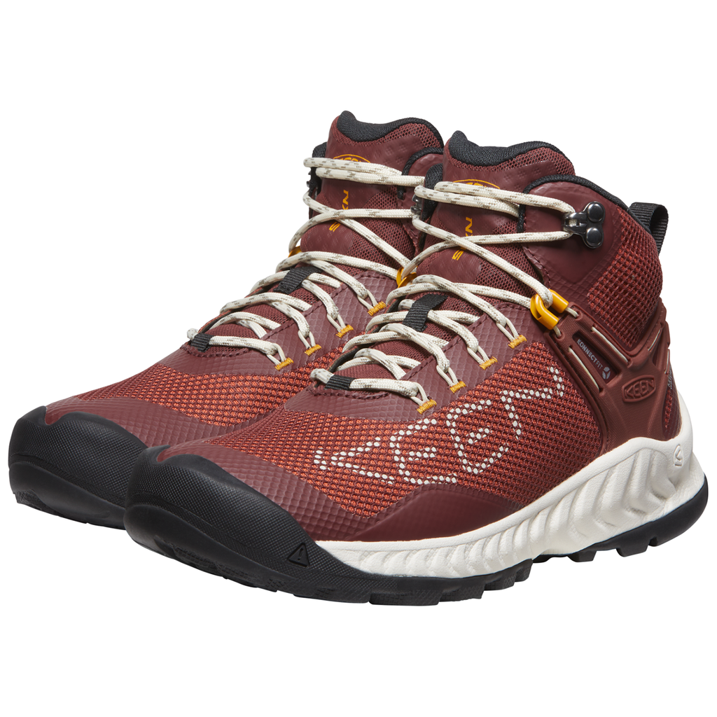 KEEN W Nxis Evo Mid WP Wander-/Trekkingschuhe halbhoch in ROT