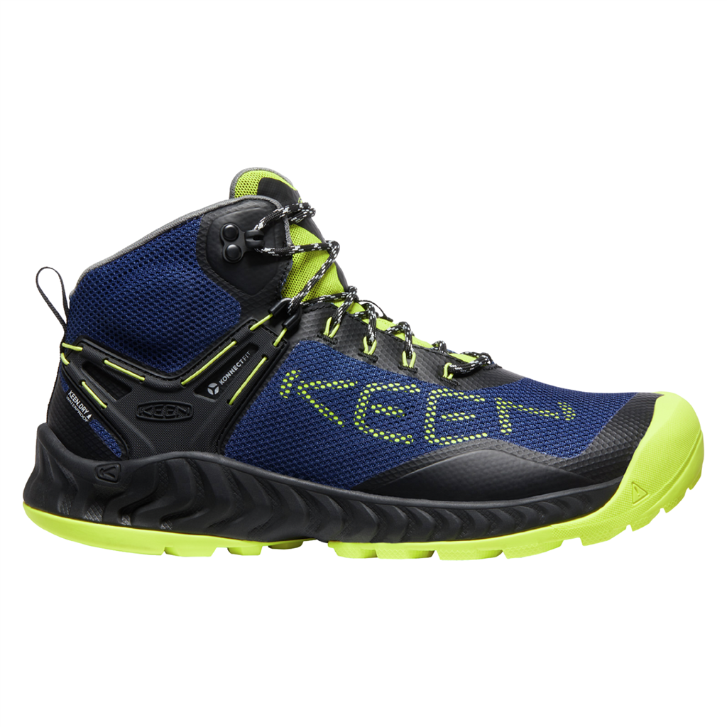 KEEN M Nxis Evo Mid WP Wander-/Trekkingschuhe halbhoch in SCHWARZ