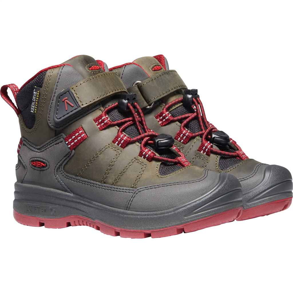 KEEN C Redwood Mid WP Wander-/Trekkingschuhe halbhoch in GRAU