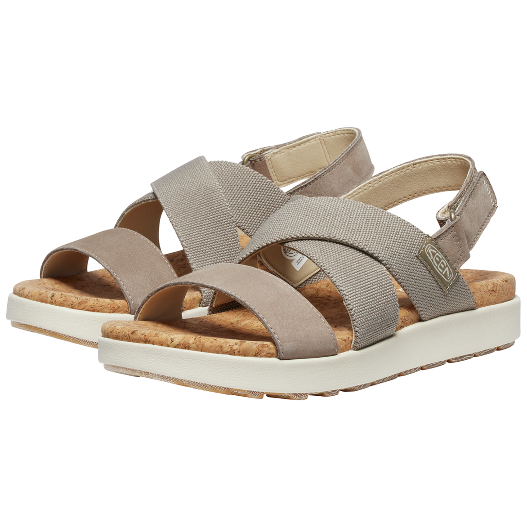 KEEN W Elle Criss Cross Freizeitsandalen in BRAUN