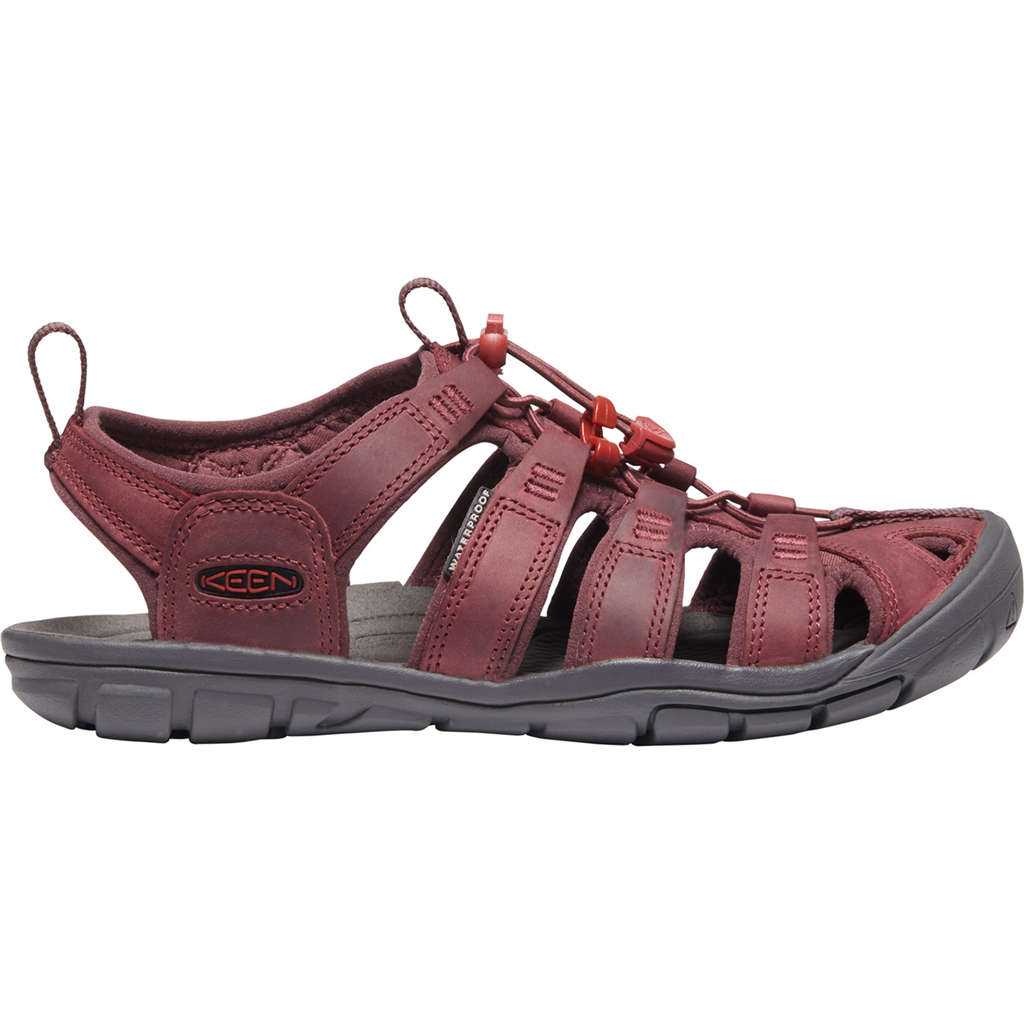 KEEN W Clearwater CNX Leather Trekkingsandalen in ROT