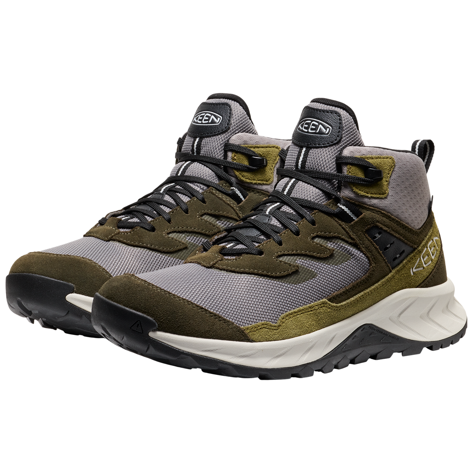 KEEN M Hightrail Mid WP Wander-/Trekkingschuhe halbhoch in GRAU