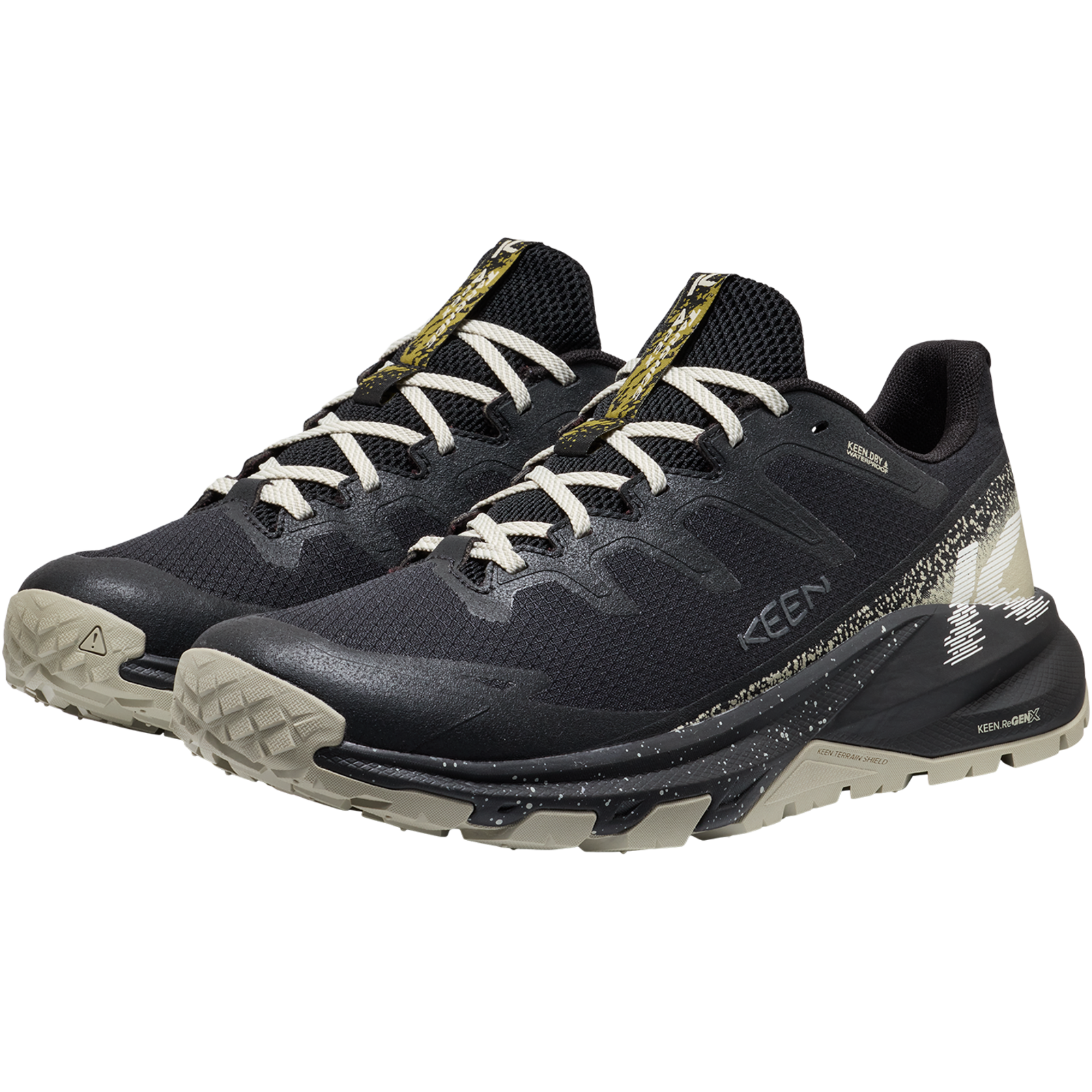 KEEN M Targhee Apex WP Wander-/Trekkingschuhe tief in SCHWARZ