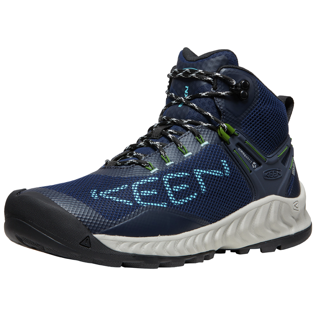 KEEN M Nxis Evo Mid WP Wander-/Trekkingschuhe halbhoch in BLAU