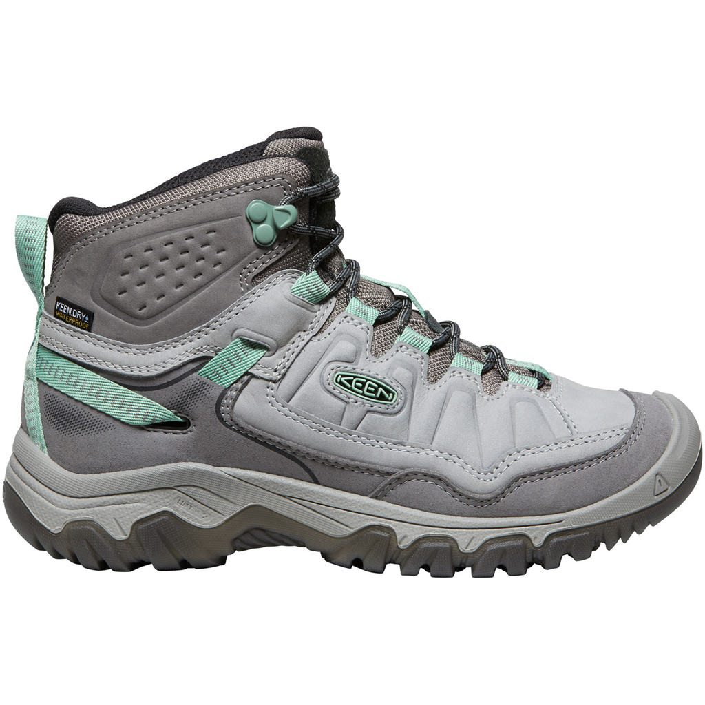 KEEN W Targhee IV Mid WP Wander-/Trekkingschuhe halbhoch in GRAU