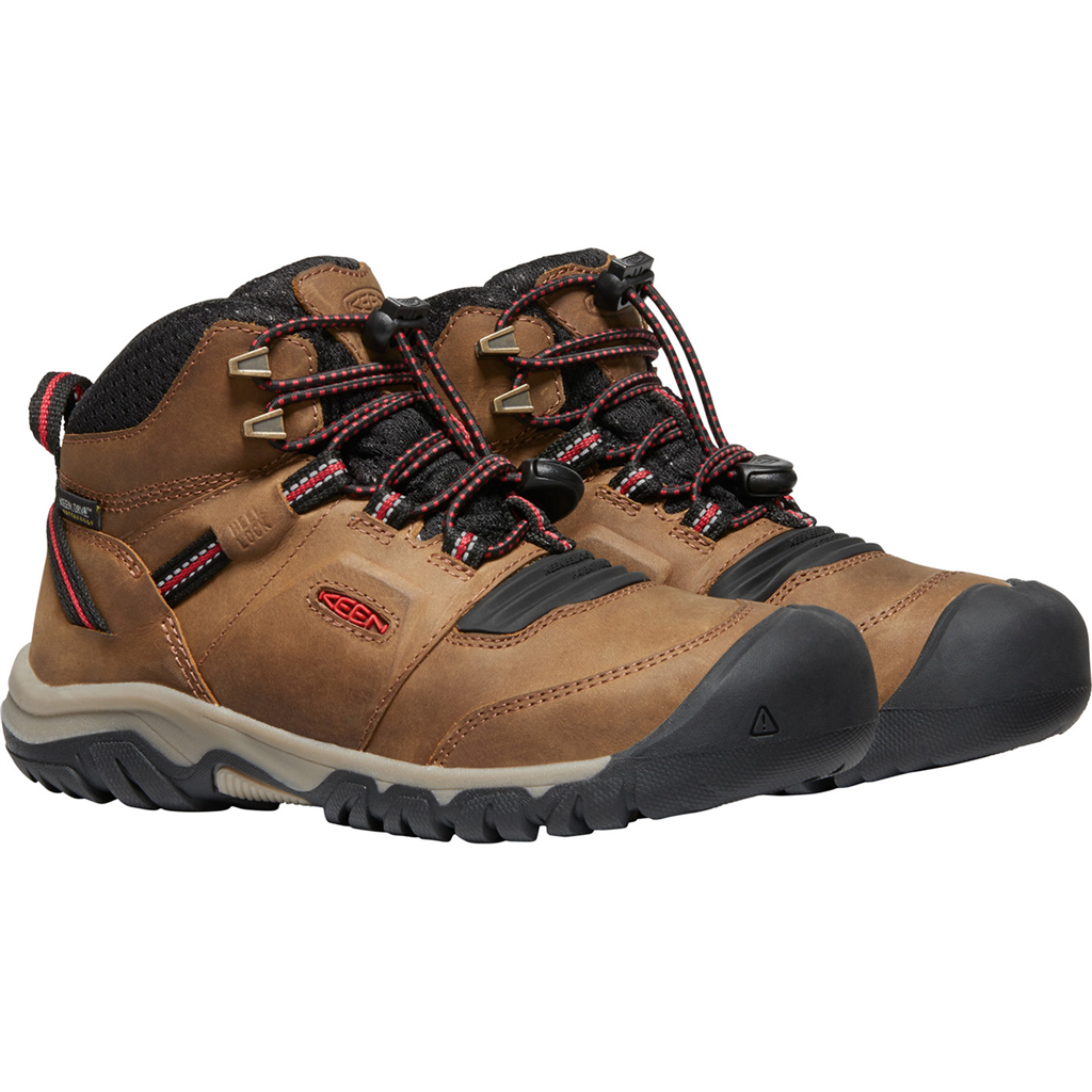 KEEN Y Ridge Flex Mid WP Wander-/Trekkingschuhe halbhoch in BRAUN