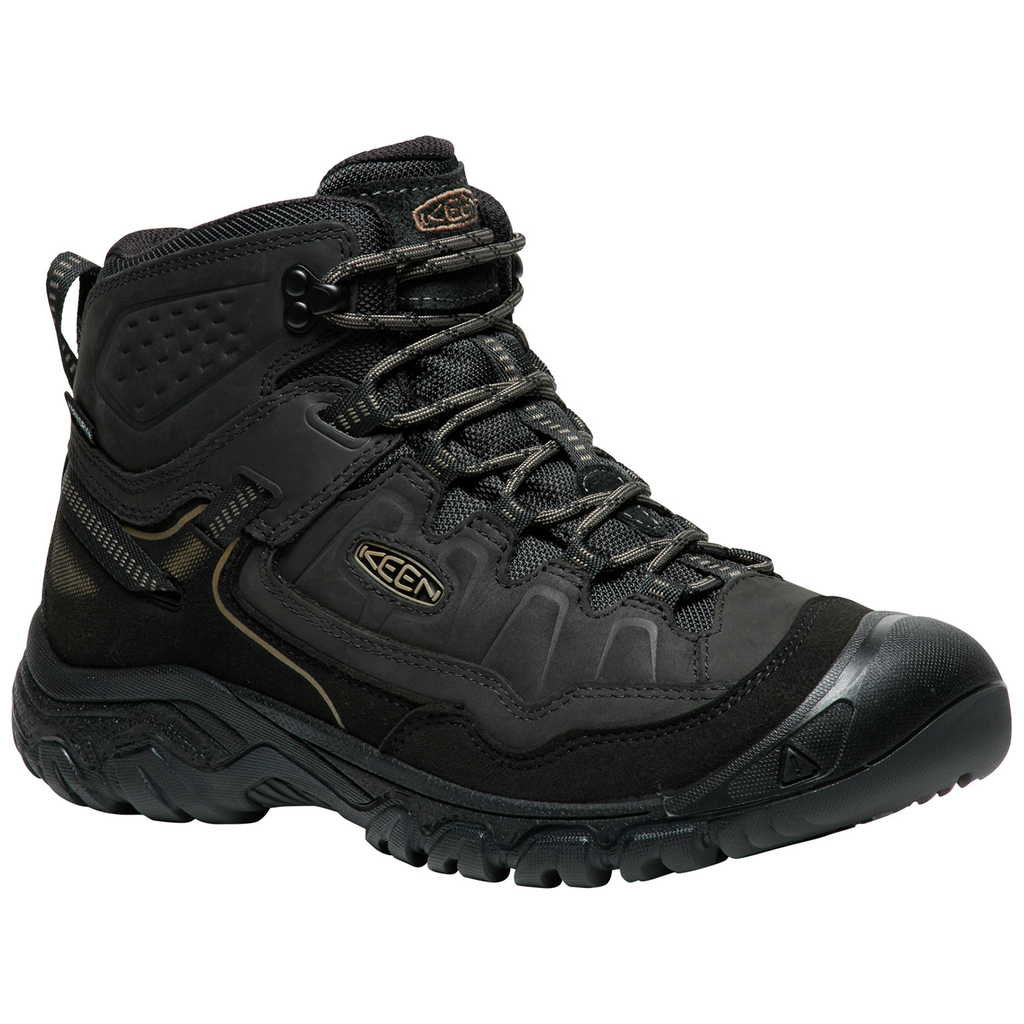 KEEN M Targhee IV Mid WP Wander-/Trekkingschuhe halbhoch in SCHWARZ