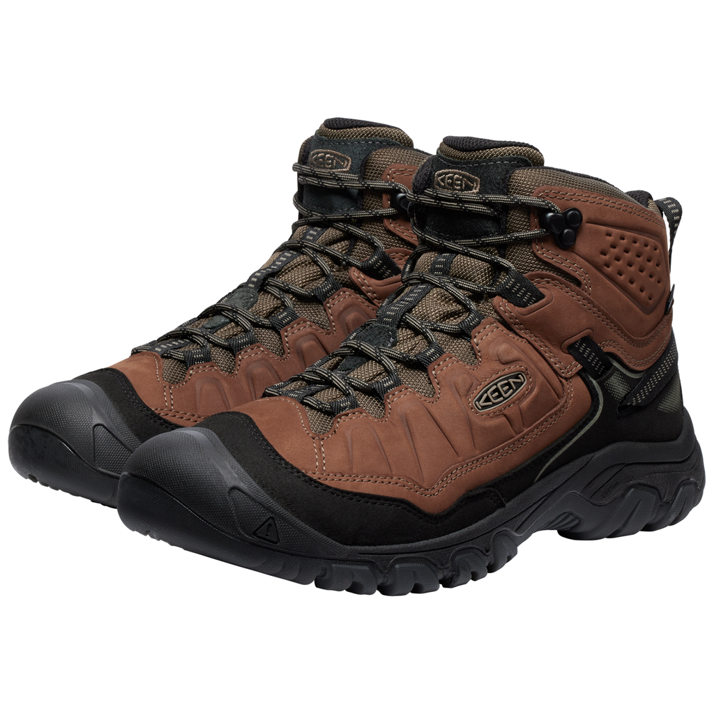 KEEN M Targhee IV Mid WP Wander-/Trekkingschuhe halbhoch in BRAUN