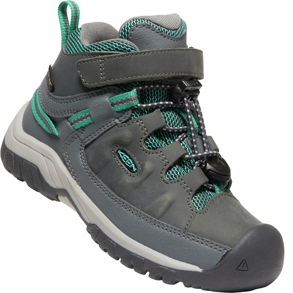 KEEN C Targhee Mid WP Wander-/Trekkingschuhe halbhoch in GRAU