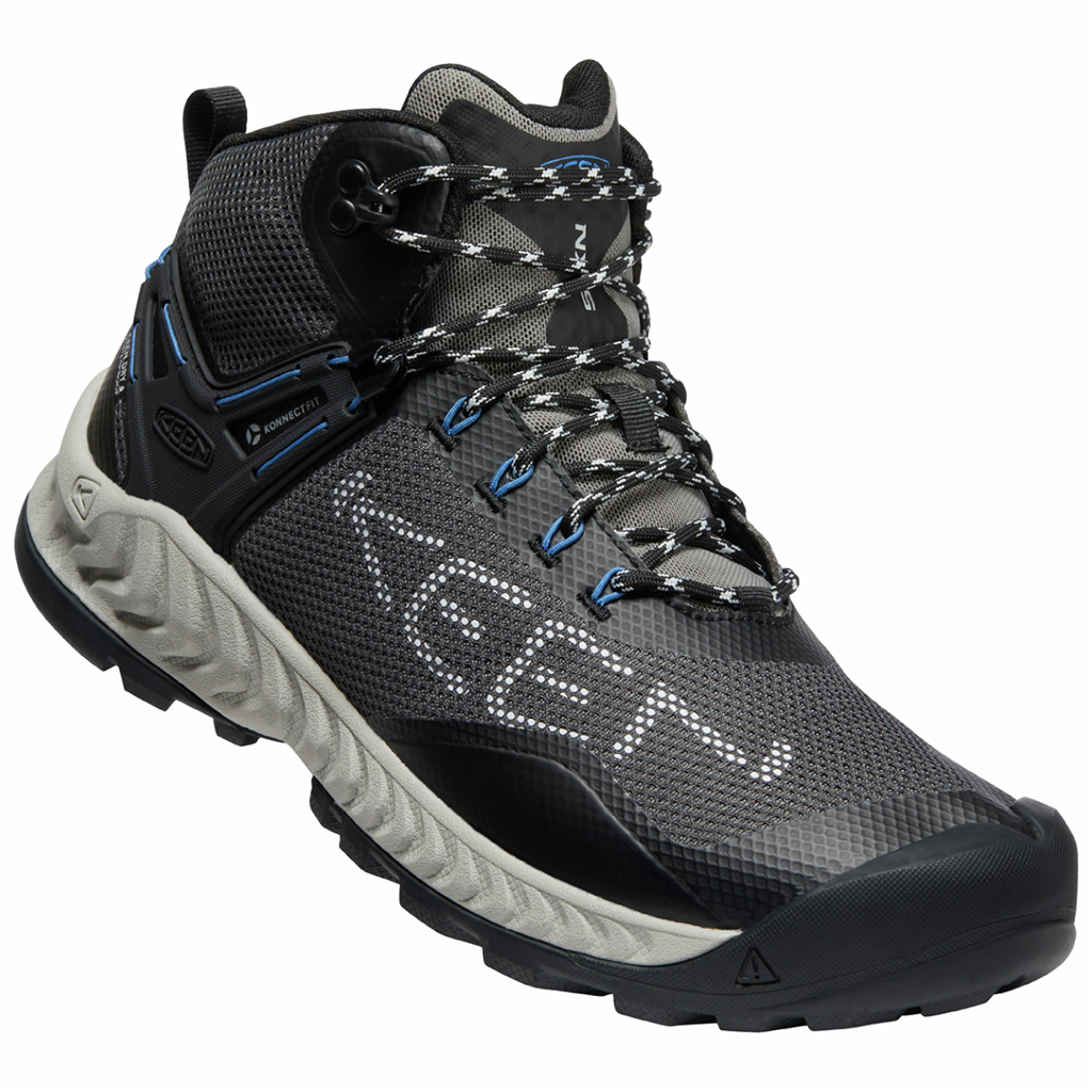 KEEN M Nxis Evo Mid WP Wander-/Trekkingschuhe halbhoch in GRAU