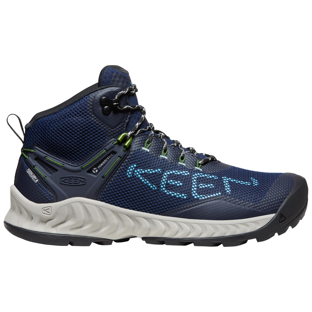 KEEN M Nxis Evo Mid WP Wander-/Trekkingschuhe halbhoch in BLAU