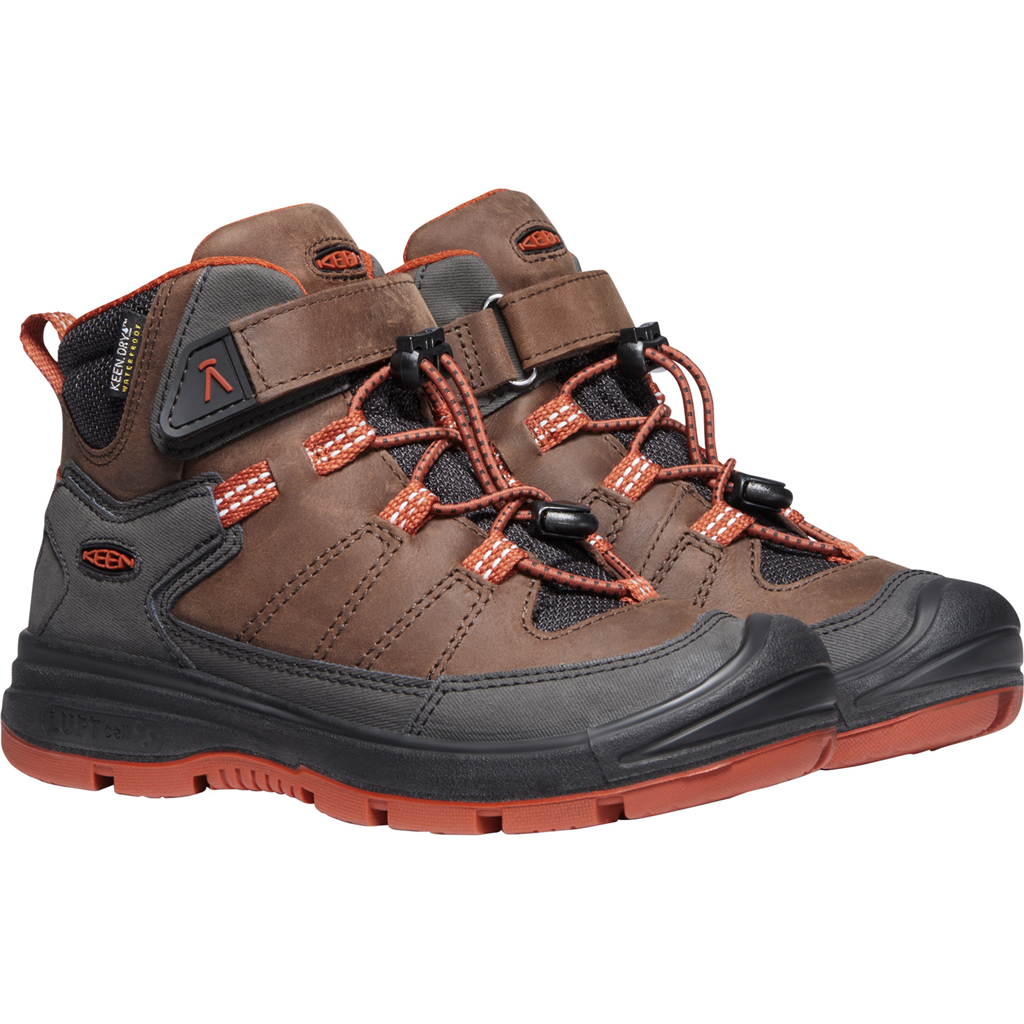 KEEN C Redwood Mid WP Wander-/Trekkingschuhe halbhoch in BRAUN