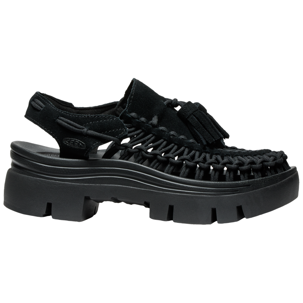 KEEN A Uneek PLT Tassell Freizeitsandalen in SCHWARZ