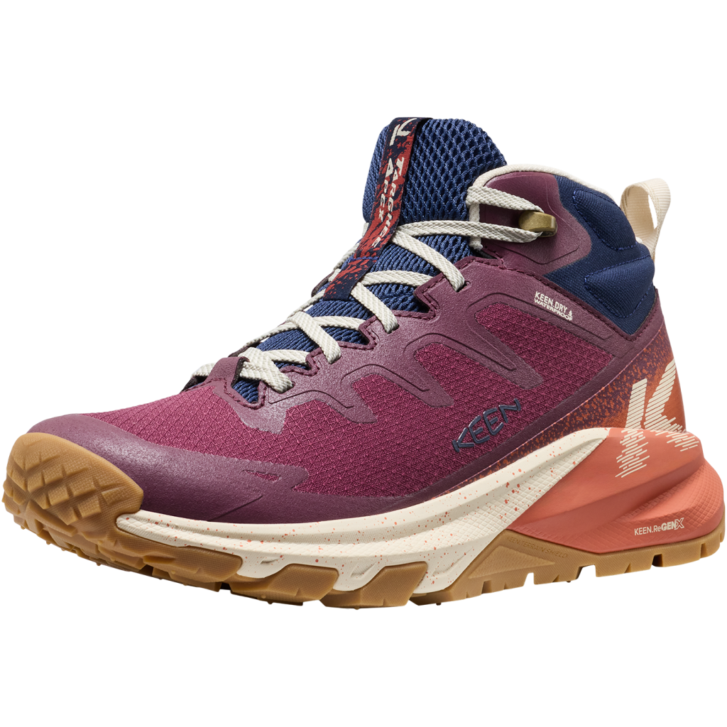 KEEN W Targhee Apex Mid WP Wander-/Trekkingschuhe halbhoch in VIOLETT