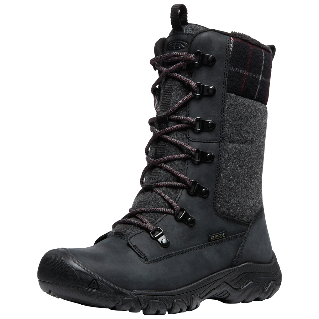 KEEN W Greta Tall Boot WP Winterschuhe in SCHWARZ