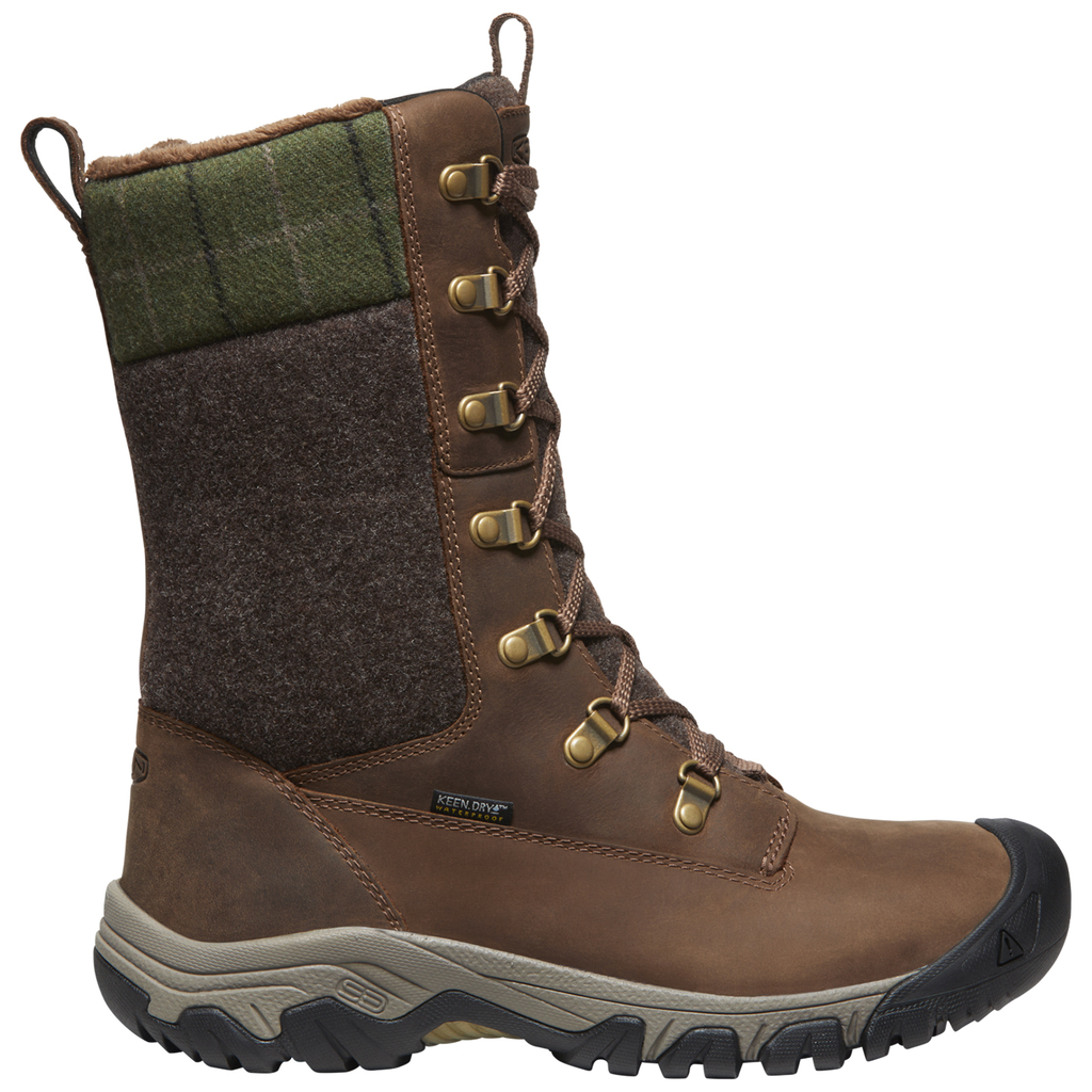 KEEN W Greta Tall Boot WP Winterschuhe in BRAUN