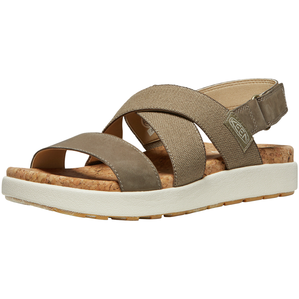 KEEN W Elle Criss Cross Freizeitsandalen in BRAUN