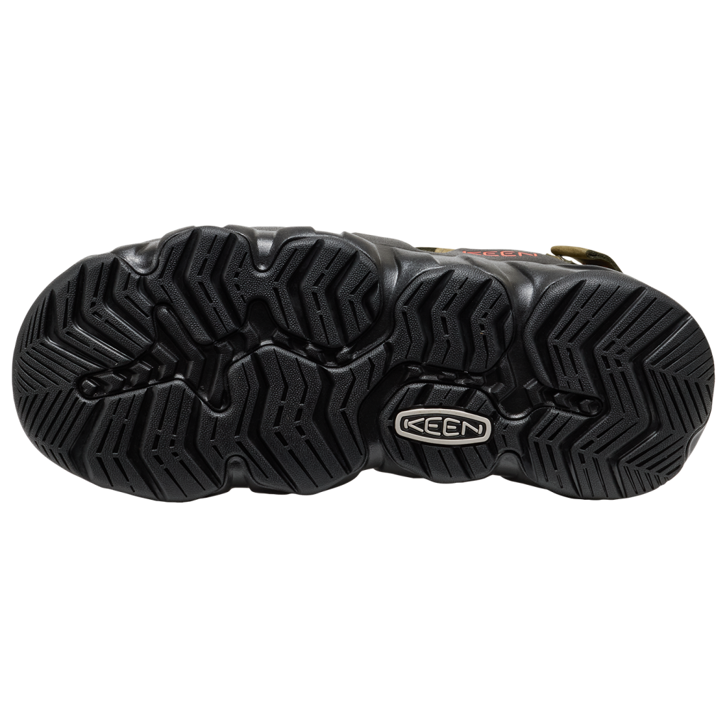 KEEN M Hyperport Leather Fisherman Trekkingsandalen in GRÜN
