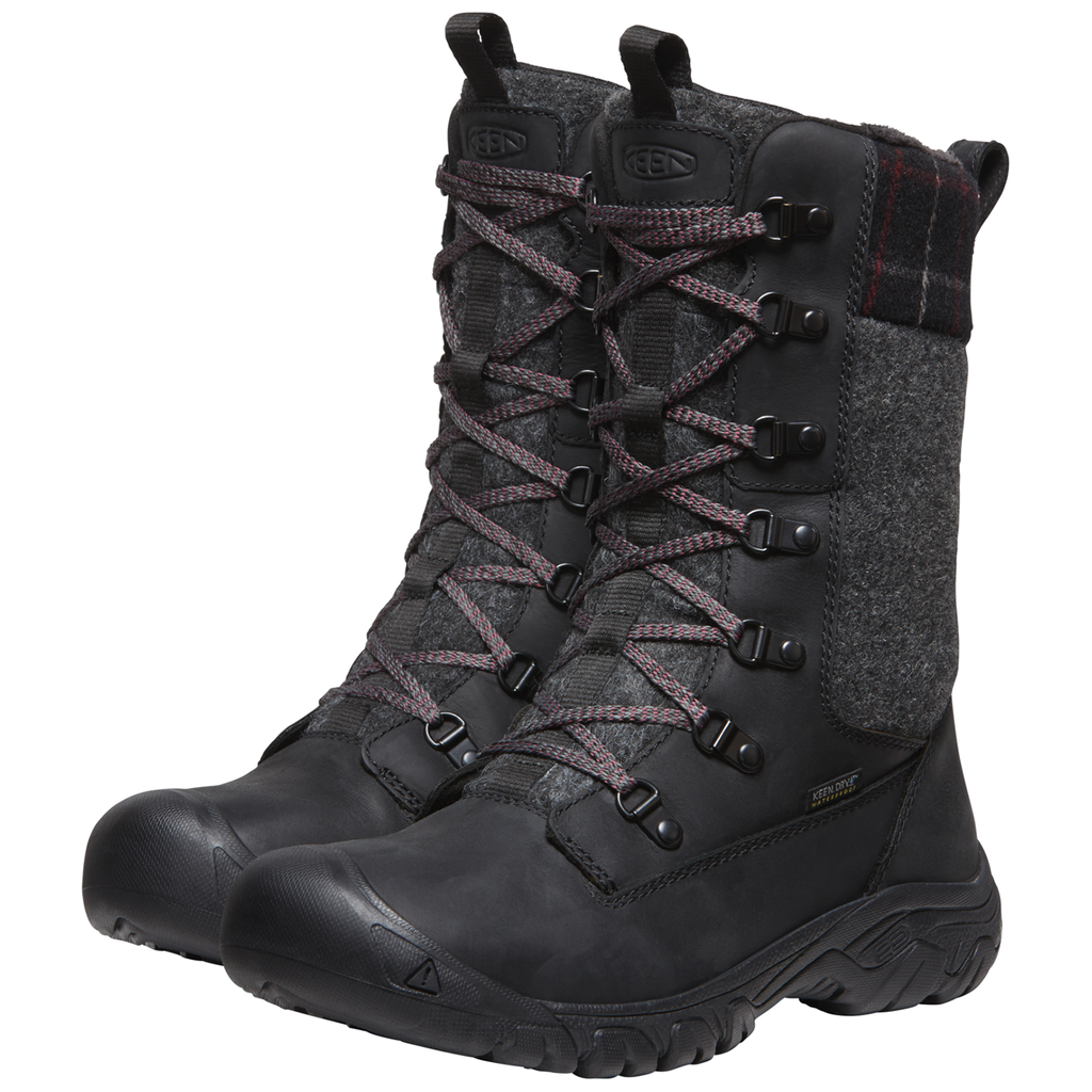 KEEN W Greta Tall Boot WP Winterschuhe in SCHWARZ