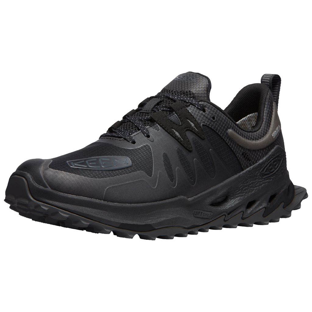 KEEN M Zionic WP Wander-/Trekkingschuhe tief in SCHWARZ