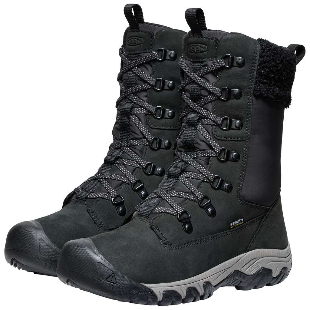 KEEN W Greta Tall Boot WP Winterschuhe in SCHWARZ