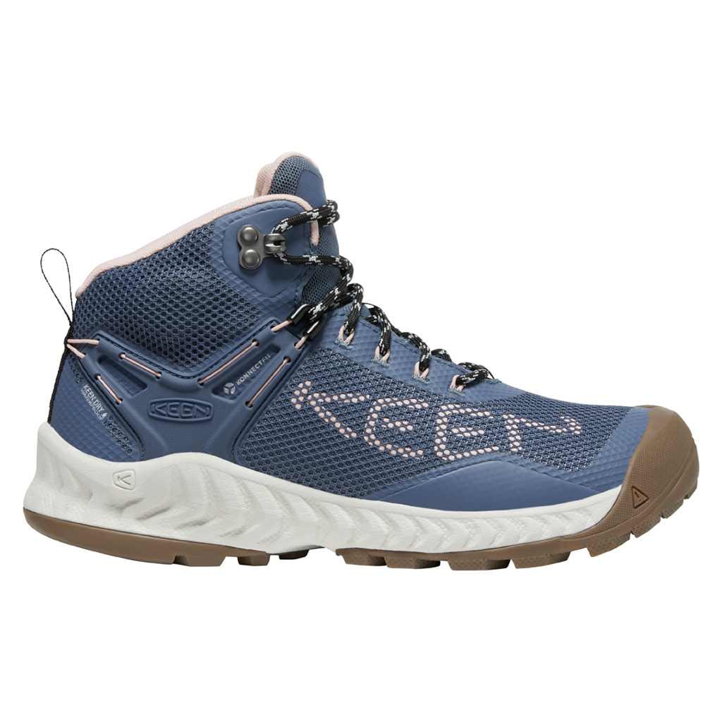 KEEN W Nxis Evo Mid WP Wander-/Trekkingschuhe halbhoch in BLAU