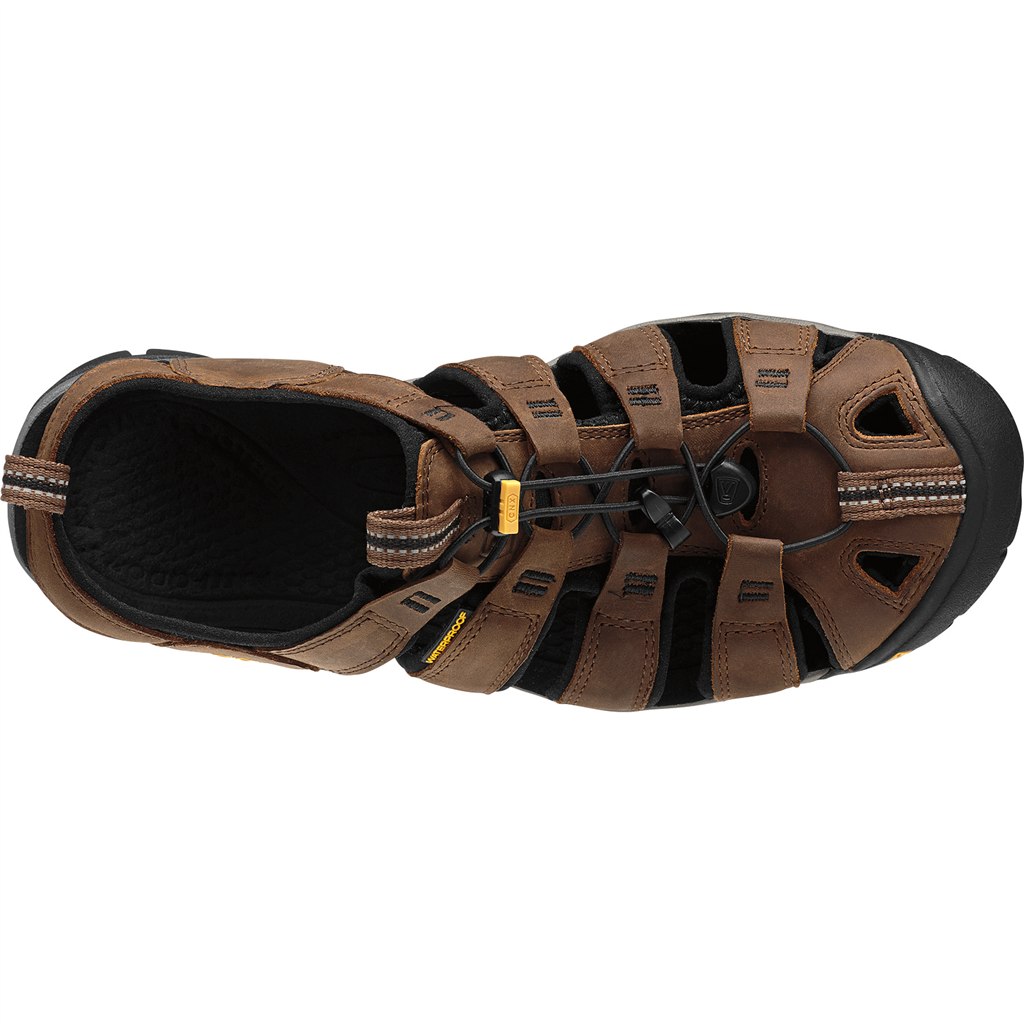 KEEN M Clearwater CNX Leather Trekkingsandalen in BRAUN