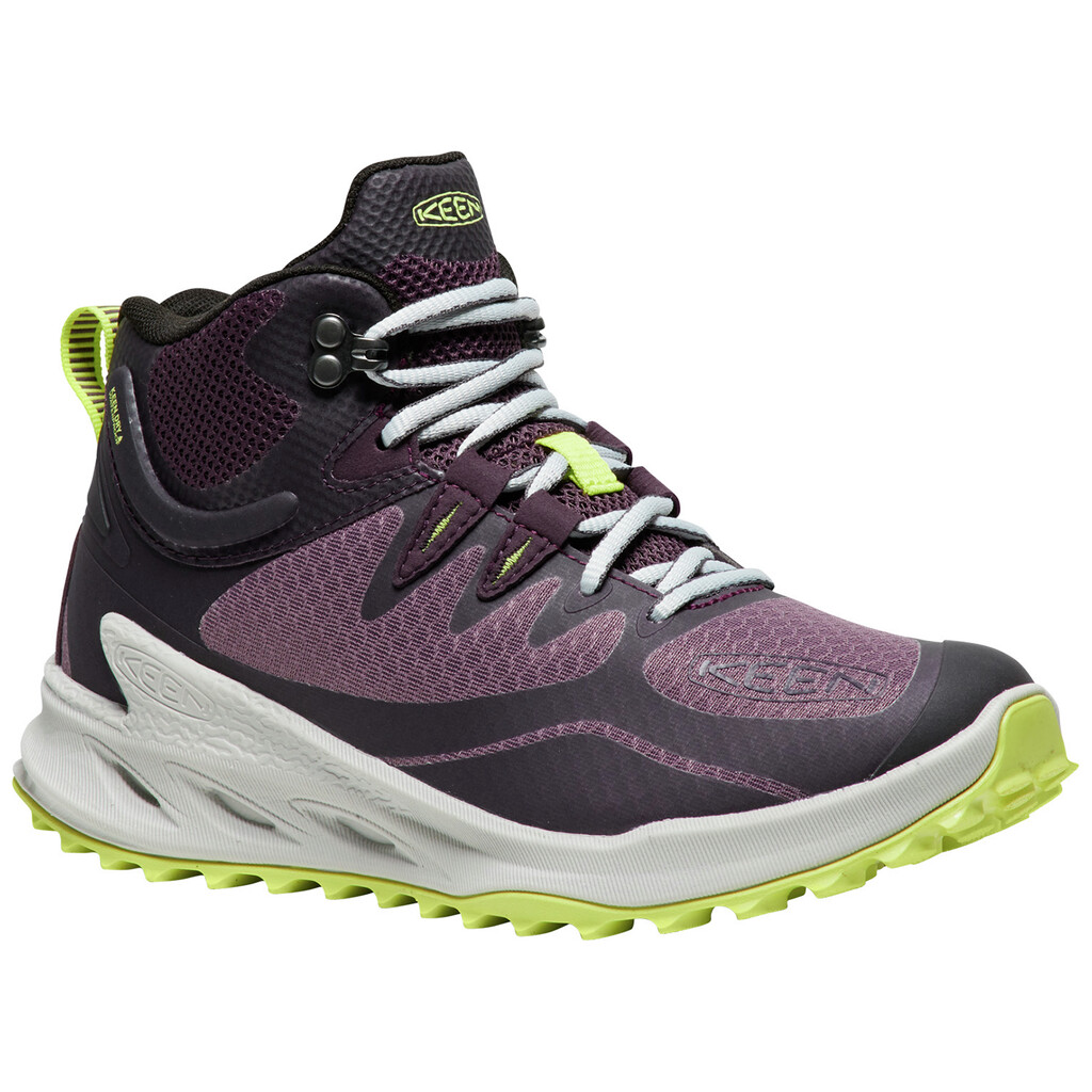 KEEN - W Zionic Mid WP - black plum/daiquiri green